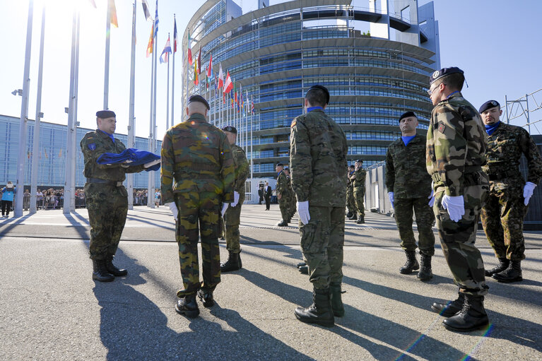 Photo 24 : Open Doors Day in Strasbourg.   Opening ceremony