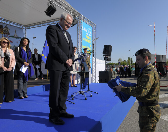 Photo 28 : Open Doors Day in Strasbourg.   Opening ceremony