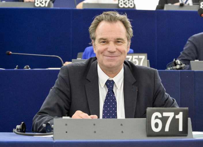 Foto 2: Renaud MUSELIER in the European Parliament in Strasbourg - Plenary session week 19 2016