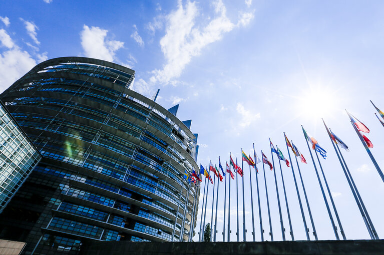 Open Doors Day in Strasbourg.   General atmosphere shots