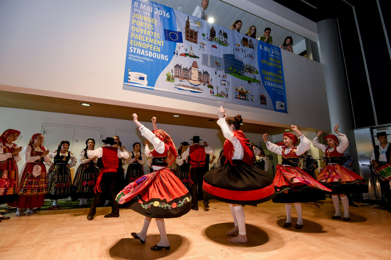 Open Doors Day in Strasbourg.   General atmosphere shot.