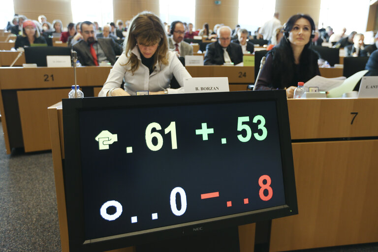 Fotografija 10: ENVI Committee meeting:  Sound level of motor vehicles