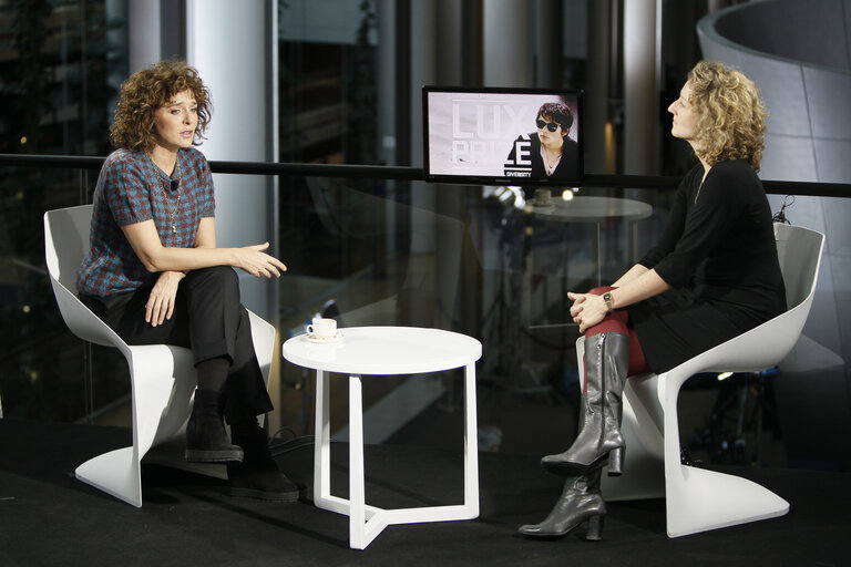 Foto 1: Valeria GOLINO, actress, director and producer, candidate for the LUX Prize 2013.