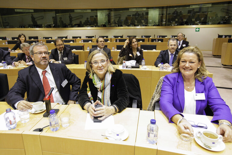 Photo 7 : High level visit of the Spanish Parliament to the EP
