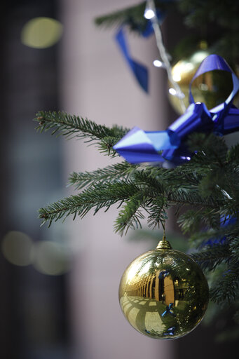 Christmas Tree in the LOW courtyard in Strasbourg
