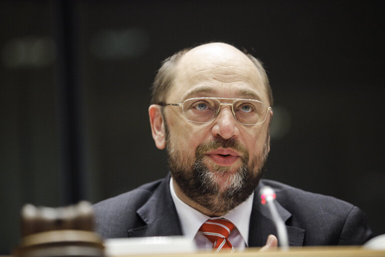 Fotografie 17: Martin SCHULZ - EP President at the opening of conference on match-fixing