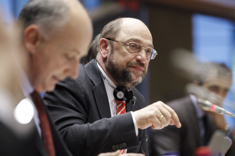 Fotografie 22: Martin SCHULZ - EP President at the opening of conference on match-fixing