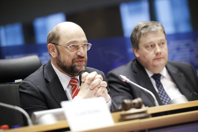 Fotografie 16: Martin SCHULZ - EP President at the opening of conference on match-fixing