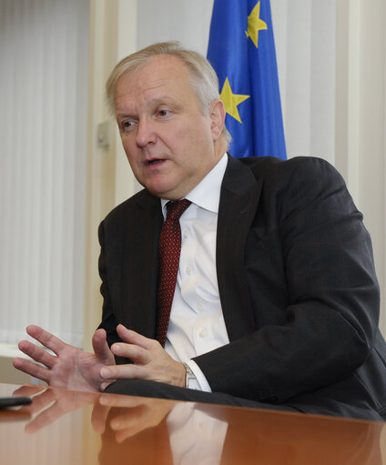 Billede 2: Inter viw of Commissioner Olli REHN