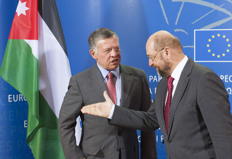 Arrival of HRM Abdullah II, King of Jordan