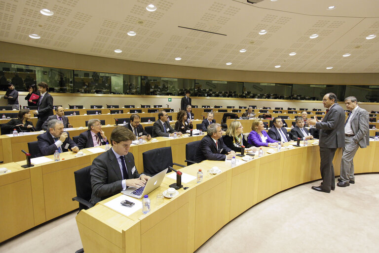 Photo 9 : High level visit of the Spanish Parliament to the EP