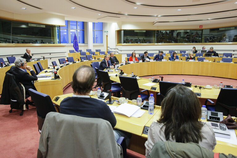 Fotografie 2: Workshop for journalists : The European Parliament's inquiry on electronic mass surveillance of EU citizens -Round table with MEPs of the Civil Liberties and Foreign Affairs Committees