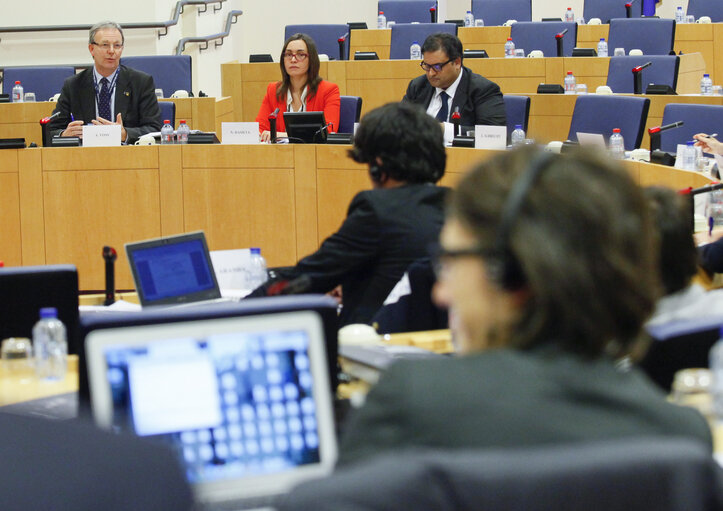 Fotografie 13: Workshop for journalists : The European Parliament's inquiry on electronic mass surveillance of EU citizens -Round table with MEPs of the Civil Liberties and Foreign Affairs Committees