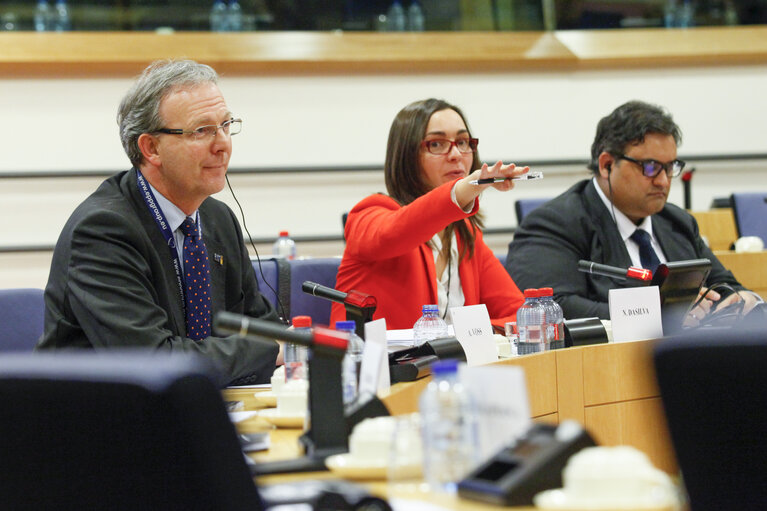 Fotografie 12: Workshop for journalists : The European Parliament's inquiry on electronic mass surveillance of EU citizens -Round table with MEPs of the Civil Liberties and Foreign Affairs Committees