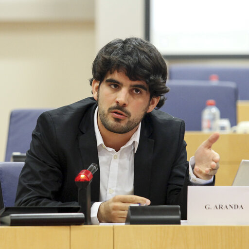 Fotografie 11: Workshop for journalists : The European Parliament's inquiry on electronic mass surveillance of EU citizens -Round table with journalists who had access to Snowden's documents