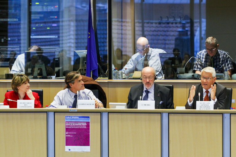 Fotografia 12: LIBE hearing on  The situation of Fundamental Rights in the EU how to strengthen fundamental rights, democracy and the rule of law in the EU