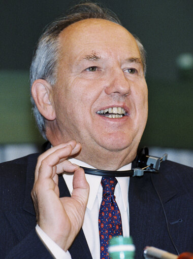 Zdjęcie 30: The MEP Ingo FRIEDRICH during a meeting in Strasbourg in October 1999.