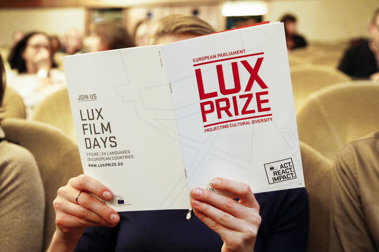 Zdjęcie 9: Screenings of the films competing for the Lux Prize 2013, at the BOZAR cinema in Brussels.