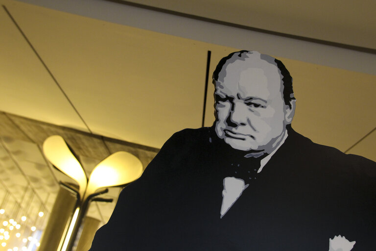 Winston Churchill Display