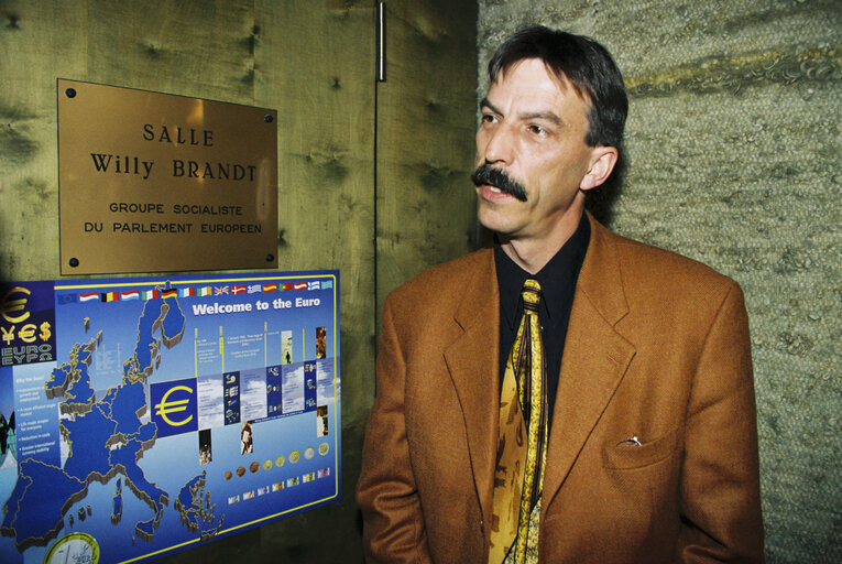 Portrait of MEP Norbert GLANTE in Strasbourg