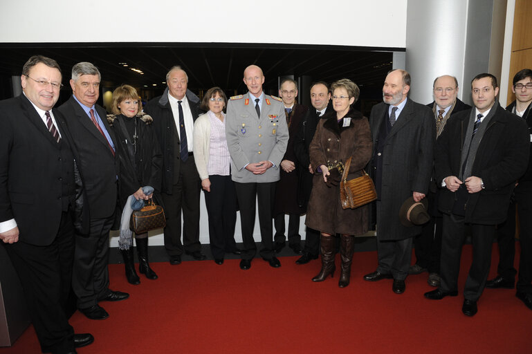 Photo 12: Eurocorps - 50 yeras after the Elysee  Major general Walter SPINDLER and   Paul RUBIG