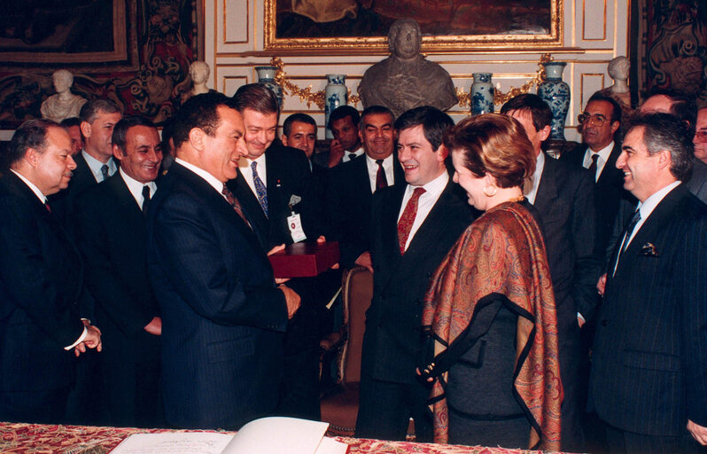 Fotografia 17: Visit of the President of Egypt to the EP in Strasbourg.