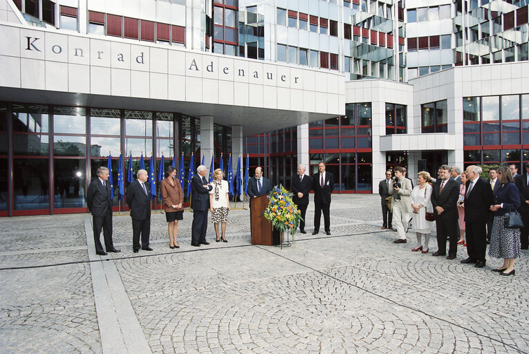 Zdjęcie 28: Inauguration of the Konrad Adenauer KAD building in Luxembourg