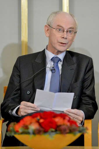 Valokuva 15: Press Conference of the 3 Presidents of the European Union for The Nobel Peace Prize 2012 award