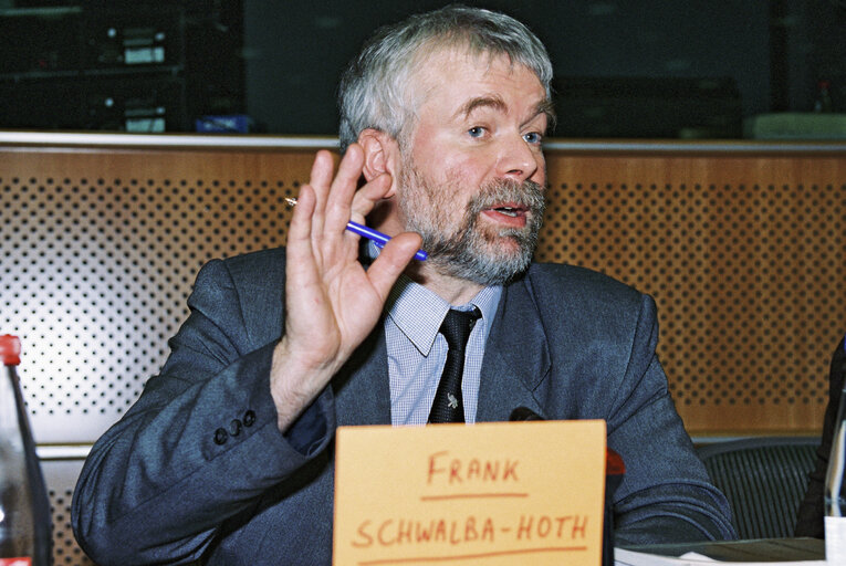 Photo 18: German multimedia director and publicist Gottfried WAGNER presents his book entitled L'heritage Wagner - Une autobiographie in Brussels