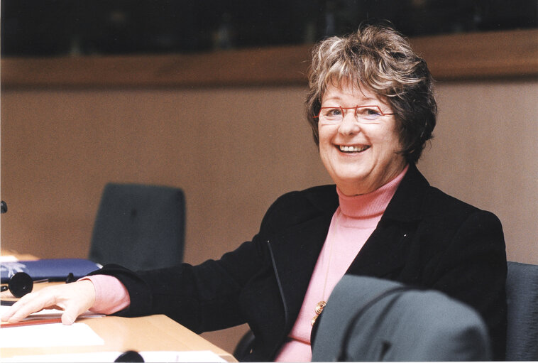 Foto 4: BOOGERD QUAAK Johanna in plenary session in Brussels