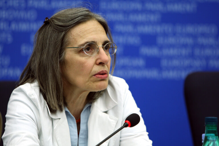 Marie PANAYOTOPOULOS-CASSIOTOU at the EP in Strasbourg.