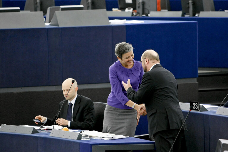 Foto 26: Plenary Session week 21 2012 in Strasbourg - Common system for taxing financial transactions