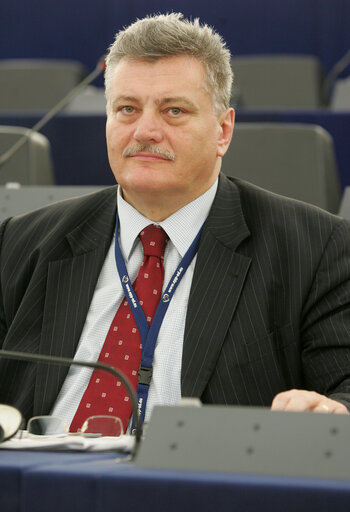 MEP Nicola POPA in plenary session in Strasbourg.