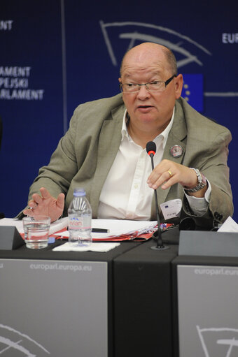 Fotografie 13: Press Conference - Spanish miners on strike