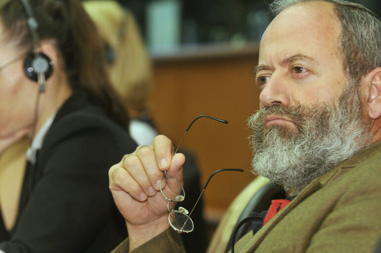 MEP Marios MATSAKIS attends a meeting in Brussels