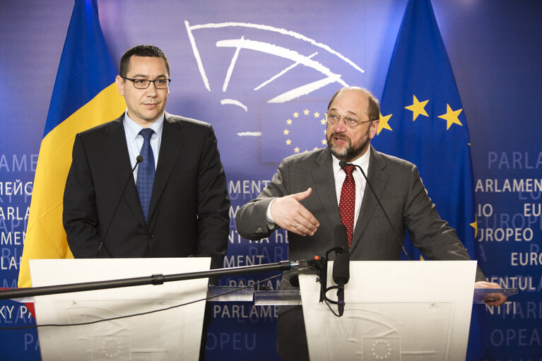 Fotografija 6: EP President meets with Prime Minister of Romania