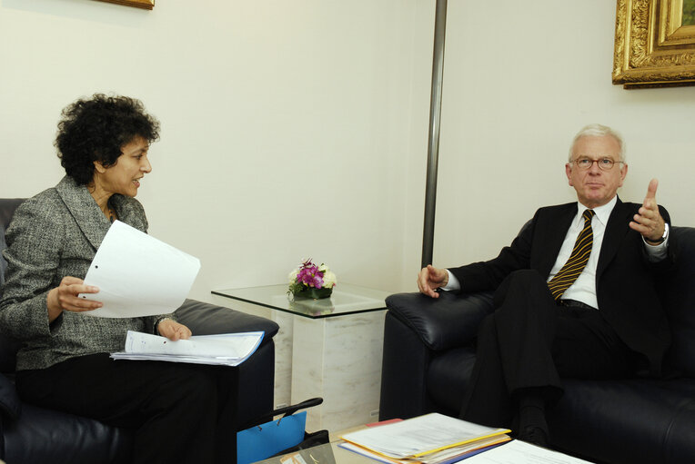 EP President meets with Secretary General of Amnesty International, in Brussels