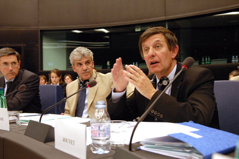 Photo 1 : Presentation of the French Presidency program to the Conference on Presidents by French State Secretary for European Affairs