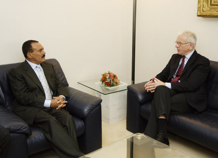 EP President meets with the President of Yemen.