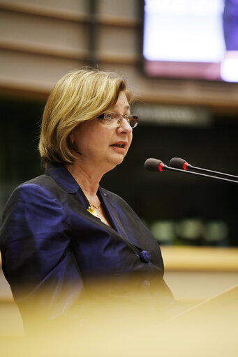 Foto 4: Formal sitting of the European Economic and Social Committee (EESC) for its 50th anniversary in presence of EP President and EC President