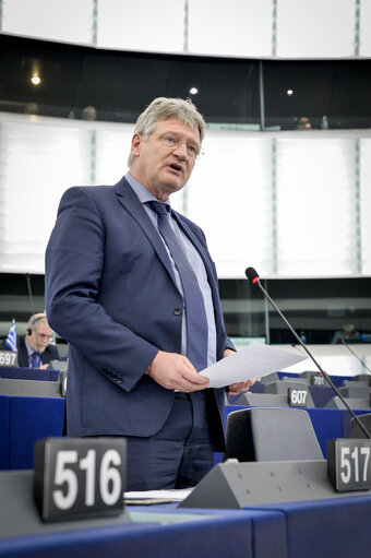 Photo 1 : Jörg MEUTHEN in the EP in Strasbourg