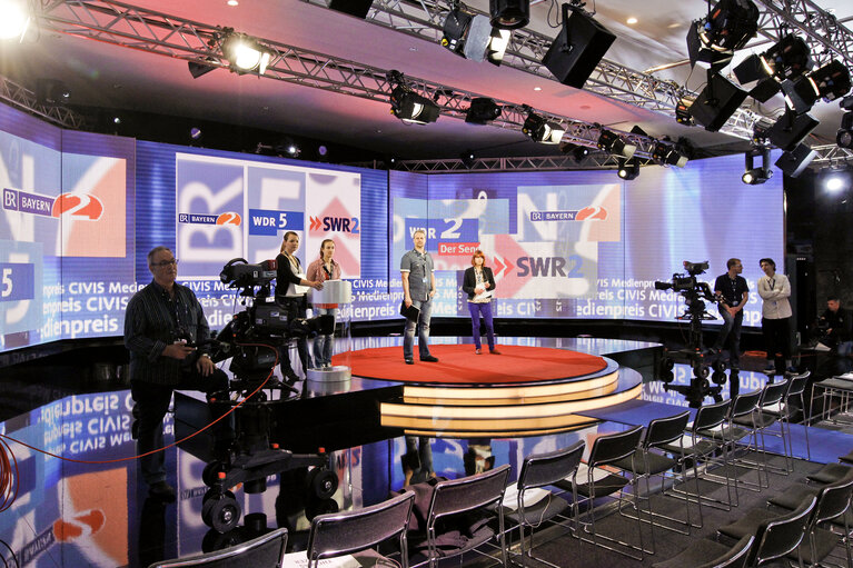 TV Set WDR television for the CIVIS Media Prize