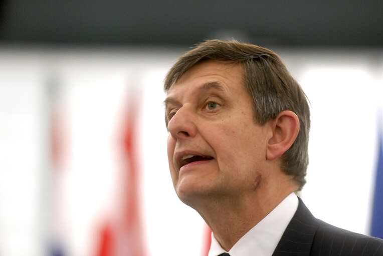 Fotagrafa 2: The French State Secretary for European Affairs at the Plenary Session in Strasbourg.