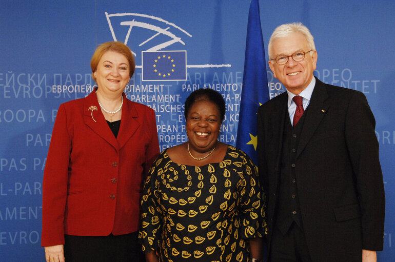 Foto 1: EP President meets with the President of the Pan-African Parliament.