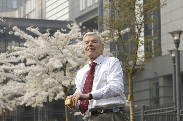 Fotogrāfija 13: Portrait of MEP Justas Vincas PALECKIS in Brussels