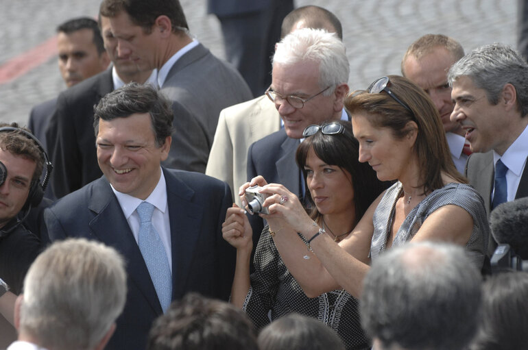 Fotografi 2: EP President and European authorities attend the July 14 festivities on France's National Day in Paris