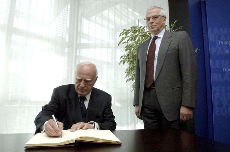 Fotografia 6: EP President meets with President of Greece, in Strasbourg