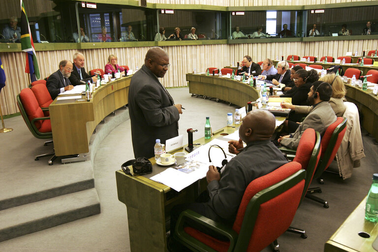 10th Interparliamentary meeting EP/South Africa on the future of the EU-ACP partnership following South Africa's qualified accession to the Cotonou Agreement as well as South Africa's efforts to mediate in the political and food crisis in Zimbabwe.