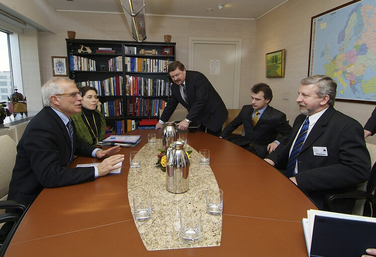 Fotografija 14: EP President meets with Belarus Opposition Leader.