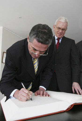 Photo 2 : EP President meets with Jorge PIZARRO, President of Parlatino and Co-President of Eurolat, in Brussels